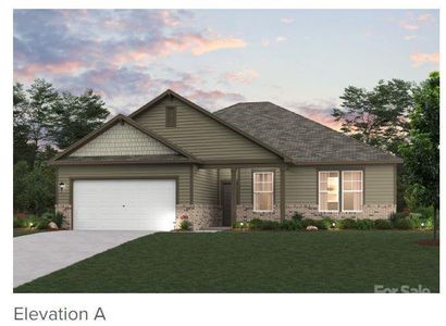 New construction Single-Family house 1335 Coppergate Dr, Salisbury, NC 28147 plan Azalea II - image