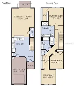 New construction Townhouse house 4446 Jetty Ln, Palm Bay, FL 32905 - image