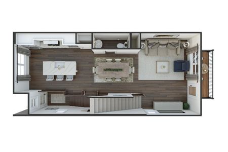 Context at Oakhurst | The Lennon Rendering *actual finishes, color scheme, orientation, structural options will vary on this home, furniture not included