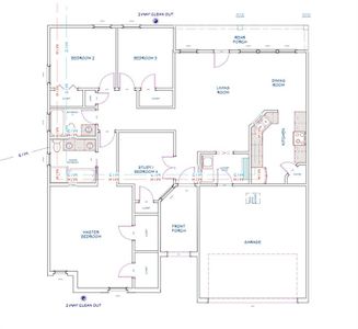 Floorplan of the entire home.