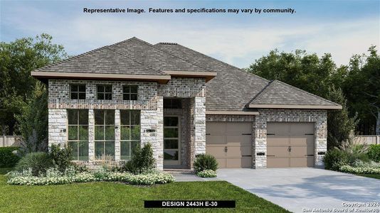 New construction Single-Family house 1800 Windward Way, Seguin, TX 78155 2443H- photo 0 0