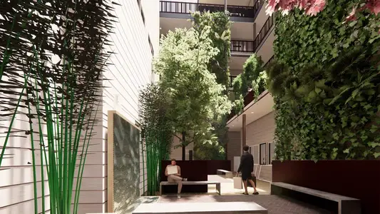 Building Courtyard (rendering)