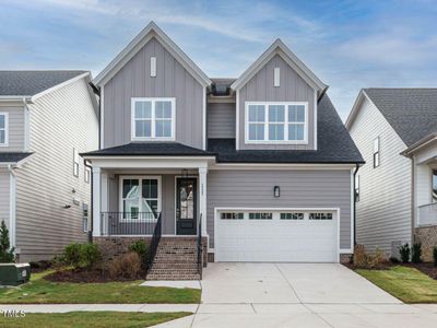 New construction Single-Family house 1721 Grassy Falls Ln, Wendell, NC 27591 Columbia- photo 0