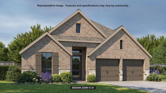 New construction Single-Family house 172 Mountain Oak, Castroville, TX 78009 plan 2358V - image