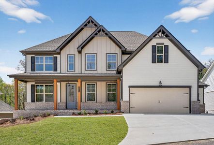 New construction Single-Family house 2532 Parkside Wy, Gainesville, GA 30507 plan Wesley 3-Car - image