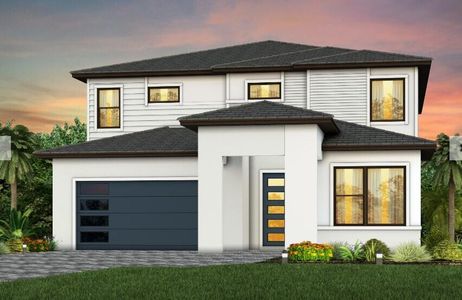 New construction Single-Family house 7674 Frizzle Wy, Unit 104, Lake Worth, FL 33467 plan Scarlett - image