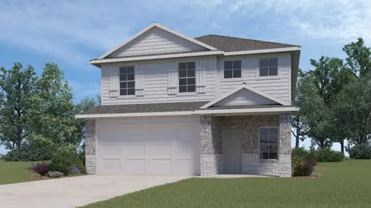 New construction Single-Family house 20131 Heinrich Ln, Manor, TX 78653 plan The Madison - image