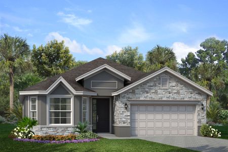 New construction Single-Family house 3090 Suraj Cir, Tavares, FL 32778 plan Hampton II - image