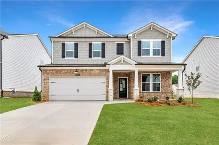 New construction Single-Family house 722 Crossroad Ct, Powder Springs, GA 30127 plan Emerson - image