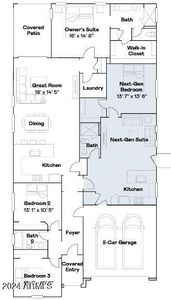 New construction Single-Family house 1431 W J Waltz Wy, Apache Junction, AZ 85120 Revolution Plan 4083- photo 1 1