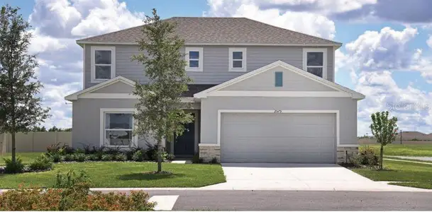 New construction Single-Family house 2667 Fernleaf St, Auburndale, FL 33823 plan Redbud - image