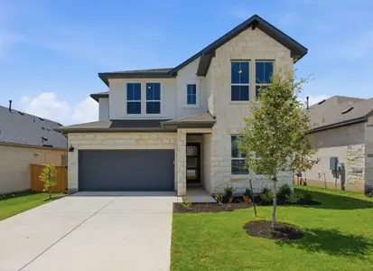 New construction Single-Family house 575 Darley Oak Dr, Dripping Springs, TX 78620 plan Linden - image