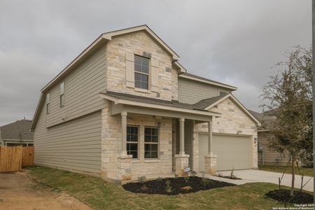 New construction Single-Family house 5127 Halite Vly, San Antonio, TX 78222 Harrison- photo 1 1