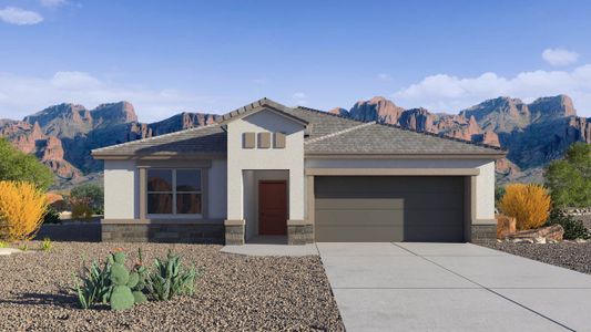 New construction Single-Family house 1137 W Castle Drive, Casa Grande, AZ 85122 Kingston- photo 0