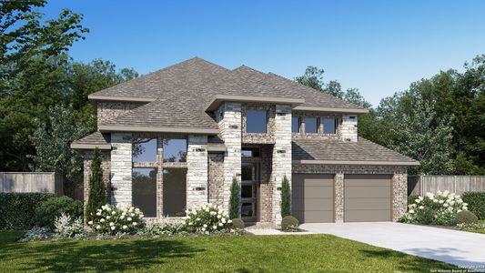 New construction Single-Family house 108 Oso Creek, Boerne, TX 78006 Design 3573W- photo 0