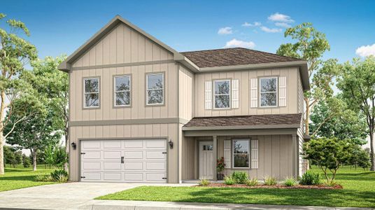 New construction Single-Family house 259 Needle Thrush Cir, Crawfordville, FL 32327 plan The Belfort - image