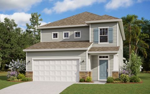 New construction Single-Family house 64 Creel Walk, St. Augustine, FL 32092 plan Timuquana - image