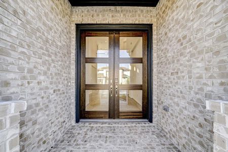 Elegant upgraded double door entry way!