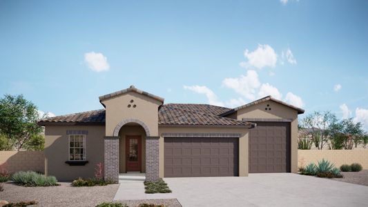 New construction Single-Family house 13574 S Hathaway Ranch Rd, Vail, AZ 85641 plan Marigold - image