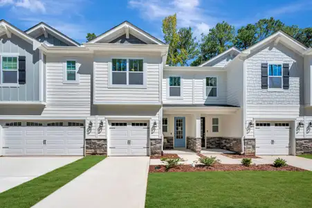 New construction Townhouse house 2932 Spring Manor Wy, Garner, NC 27529 plan Aurora - image