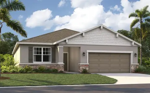 New construction Single-Family house 4132 Lavender Ct, Lake Hamilton, FL 33851 plan Seaton - image