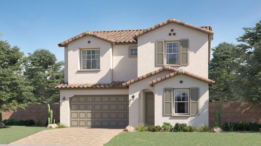New construction Single-Family house 12091 W Calle Escuda, Peoria, AZ 85383 plan Cottonwood Plan 3524 - image