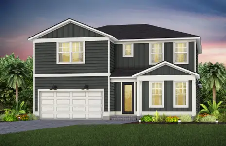 New construction Single-Family house 400 Peppervine Wy, Wildlight, FL 32097 plan Whitestone - image