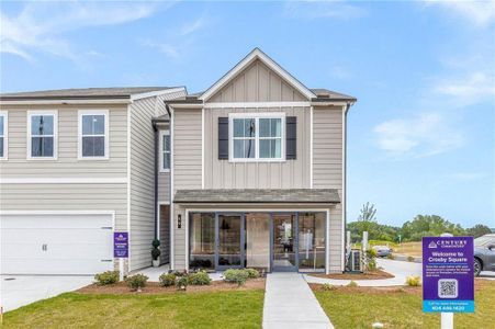 New construction Townhouse house 50 Tumbling Water Trail, Dawsonville, GA 30534 - photo 0