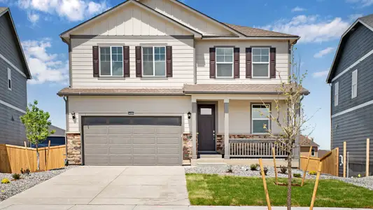 New construction Single-Family house 13985 Beebalm Trl, Parker, CO 80134 plan Pendleton - image