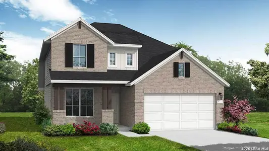 New construction Single-Family house 12371 Barrymore, San Antonio, TX 78254 plan Woodlake - image