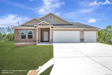 New construction Single-Family house 120 Greeley Dr, Floresville, TX 78114 plan Esparanza - image
