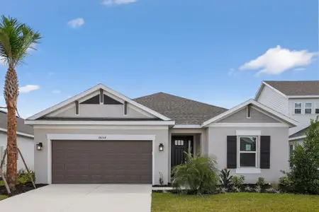 New construction Single-Family house 13610 Cornerstone Wy, Parrish, FL 34219 plan Aruba - image
