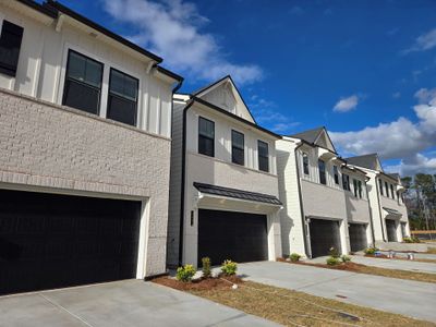 New construction Townhouse house 1233 Brooks Ryan Run, Lawrenceville, GA 30043 plan Sawnee - image