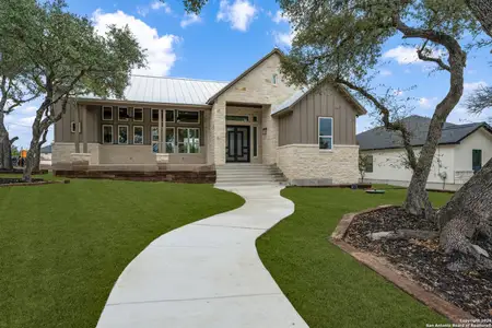 New construction Single-Family house 101 C Chisholm, Blanco, TX 78606 - image