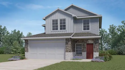 New construction Single-Family house 1925 Arbuckle Dr, Leander, TX 78641 plan The Hanna - image