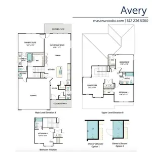 visit: masonwoodtx.com for all 7 floor plans, site map, and more.  This is the "Avery floorplan.