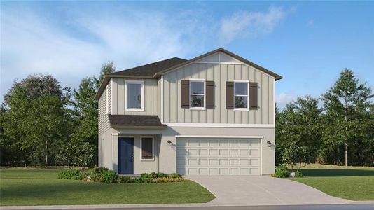 New construction Single-Family house 5886 Le Marin Wy, Kissimmee, FL 34758 Columbus- photo 0