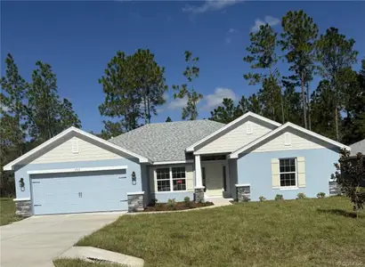 New construction Single-Family house 753 W Hallam Dr, Citrus Springs, FL 34434 plan 2117 - image