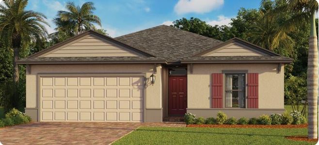 New construction Single-Family house 504 Seafoam Cir, Fort Pierce, FL 34945 plan Siesta Key - image
