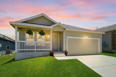New construction Single-Family house 5409 Basil Trce, St. Hedwig, TX 78152 plan Gannes - image