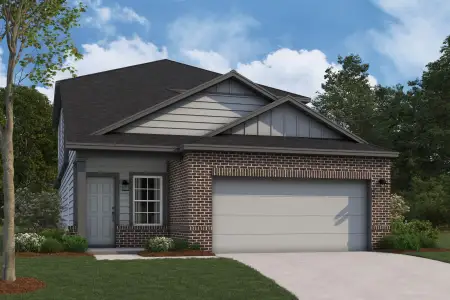 New construction Single-Family house 352 Old Stagecoach Rd, Jarrell, TX 76537 Gardenia- photo 0