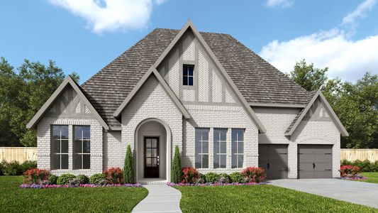New construction Single-Family house 1937 Roundtree Cir W, Aledo, TX 76008 plan 586A - image