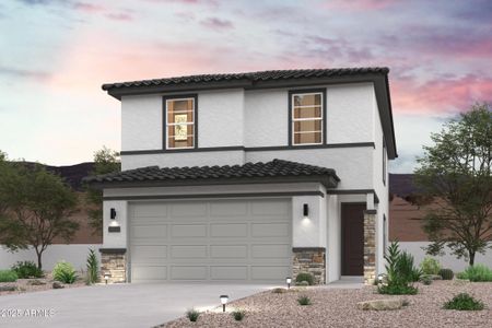 New construction Single-Family house 17333 W Jessie Ln, Surprise, AZ 85387 Lilac- photo 0