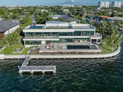 New construction Single-Family house 11400 N Bayshore Dr, North Miami, FL 33181 - image