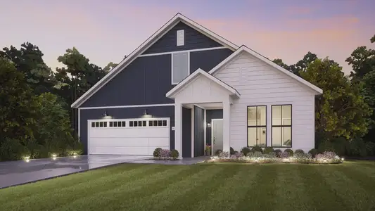 New construction Single-Family house 3900 Millican Creek Trl, College Station, TX 77845 plan Portico - image
