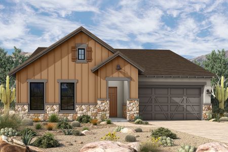 New construction Single-Family house 4381 N 217Th Ave, Buckeye, AZ 85396 plan The Bajada - image