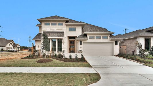 New construction Single-Family house 10726 Yellow Wild Indigo Ln, Cypress, TX 77433 plan 3095W - image