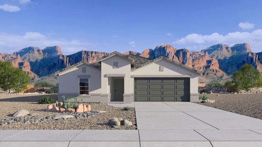 New construction Single-Family house 26199 W Nancy Ln, Buckeye, AZ 85326 plan Cali - image
