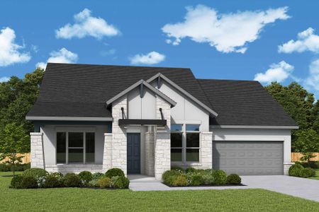 New construction Single-Family house 123 Puppy Dog Pass, San Marcos, TX 78666 plan The Addison - image