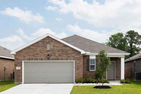 New construction Single-Family house 3696 Sunbird Creek Trl, Porter, TX 77365 Glimmer- photo 0